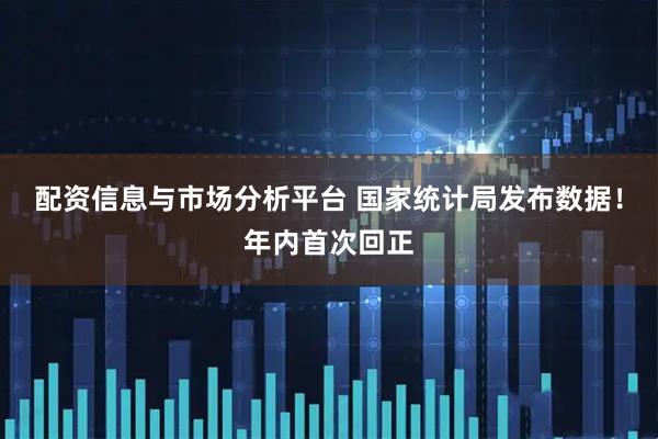 配资信息与市场分析平台 国家统计局发布数据!年内首次回正